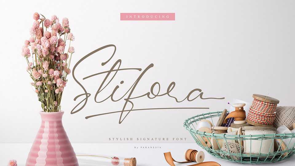 Stifora Script Font › Fontesk