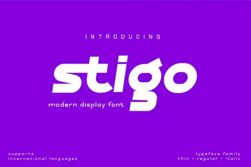 Stigo Sans Serif Font
