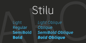 Stilu Font Family