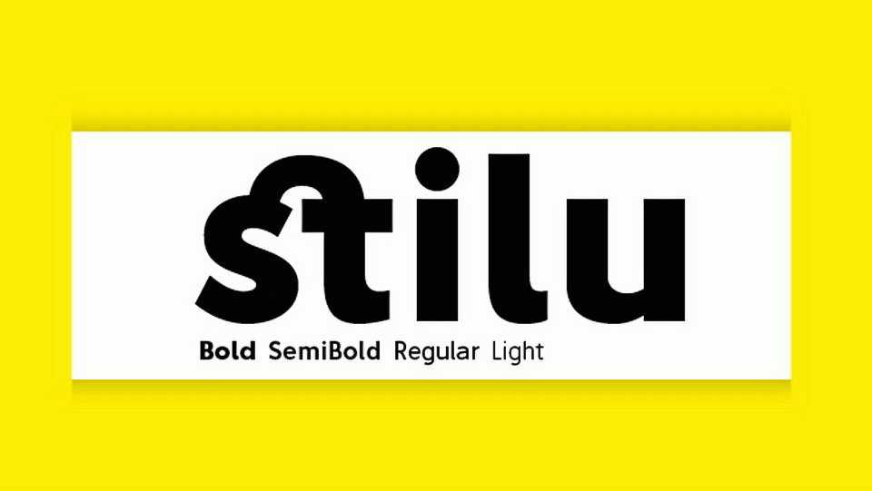 Stilu Font Family › Fontesk
