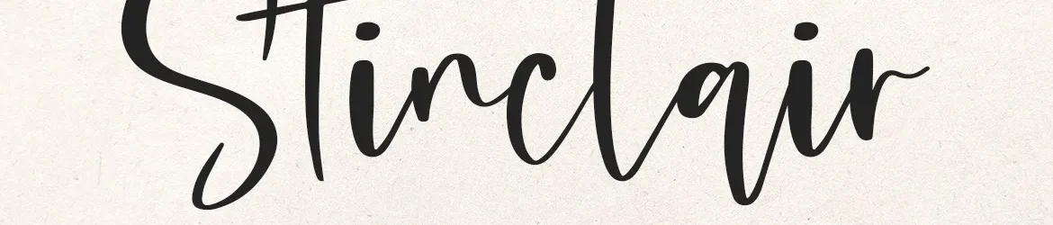 Stinclair Font