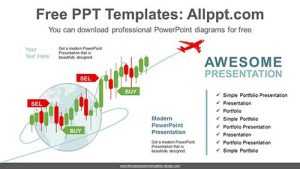 Stock Rise Chart PowerPoint Diagram