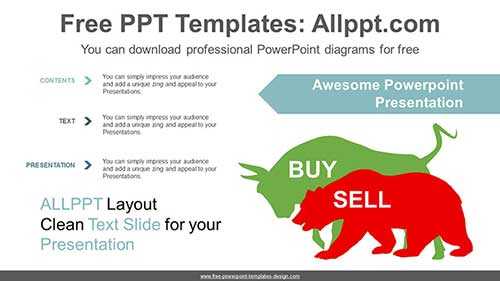Stock Trading PowerPoint Diagram