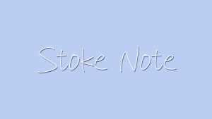 Stoke Note Font › Fontesk