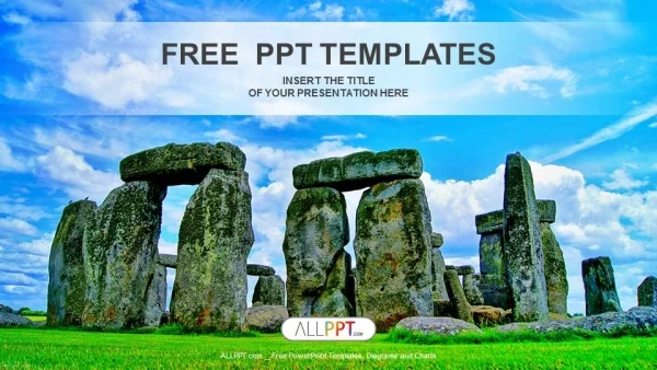 Stonehenge an ancient prehistoric stone monument PowerPoint