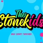 Stonekids Bold Script Font