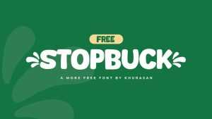 Stopbuck Font › Fontesk