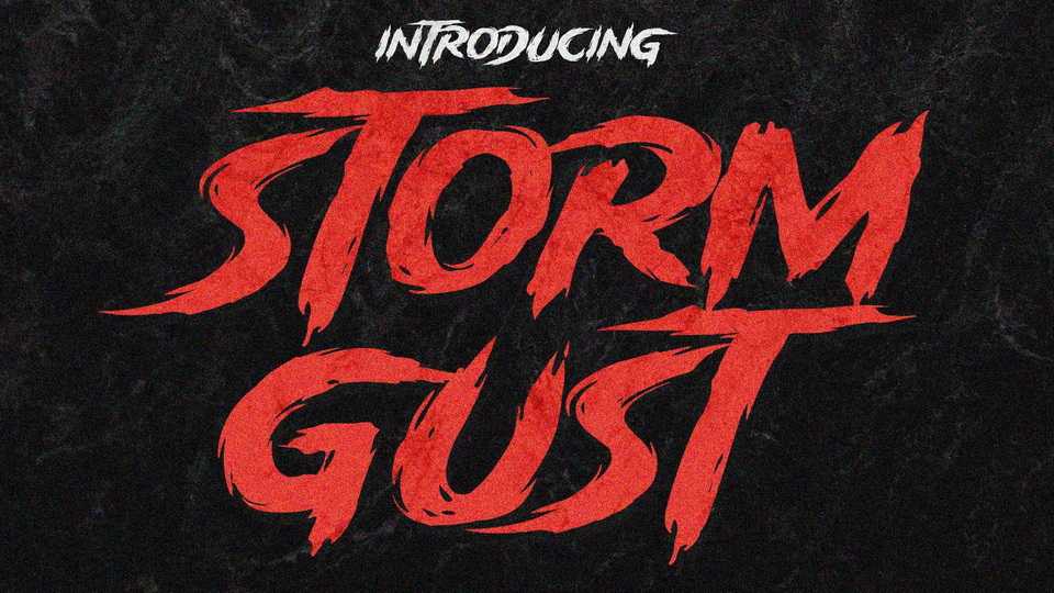 Storm Gust Font › Fontesk