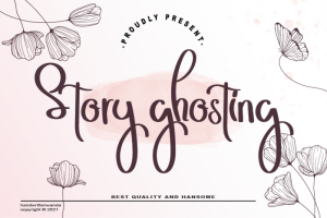 Story Ghosting Font
