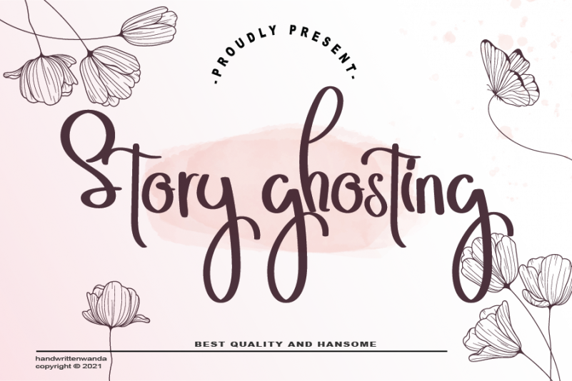 Story Ghosting Font