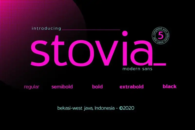 Stovia Sans Serif Font