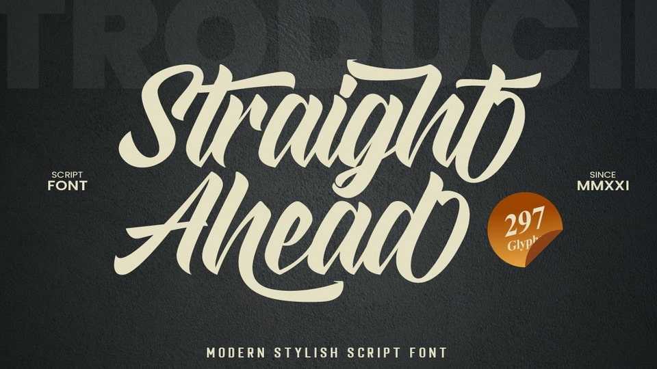 Straight Ahead Font › Fontesk