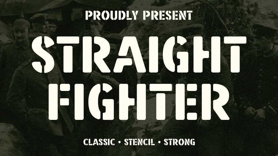 Straight Fighter Font › Fontesk