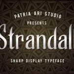 Strandall Display Font