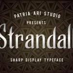 Strandall Display Font