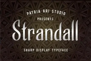 Strandall Display Font
