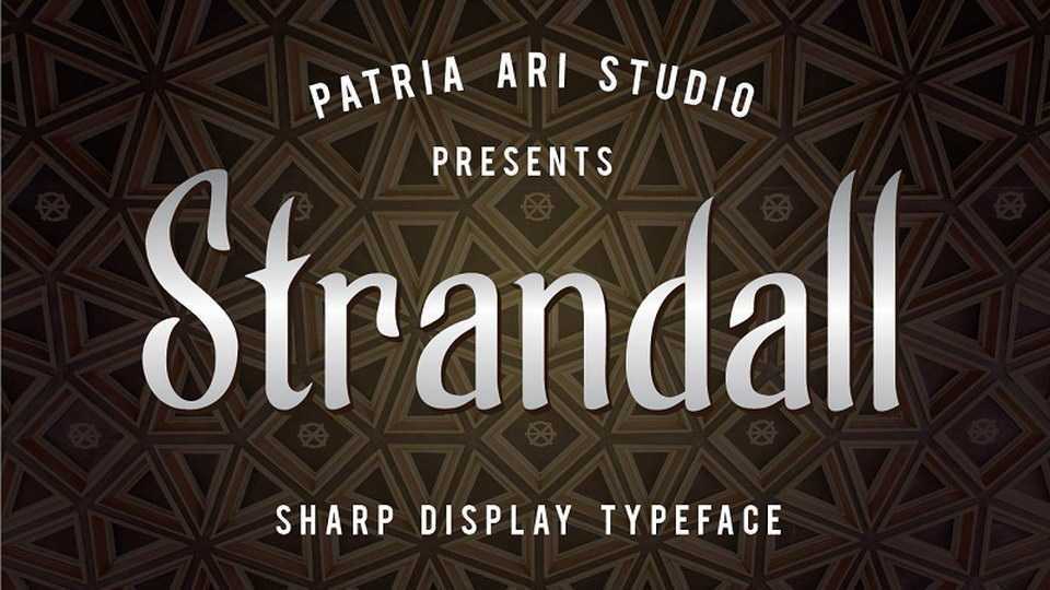 Strandall Font › Fontesk