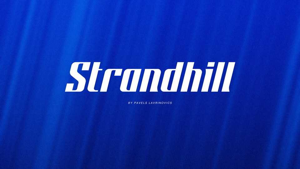 Strandhill Font › Fontesk