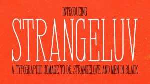 Strangeluv Font › Fontesk