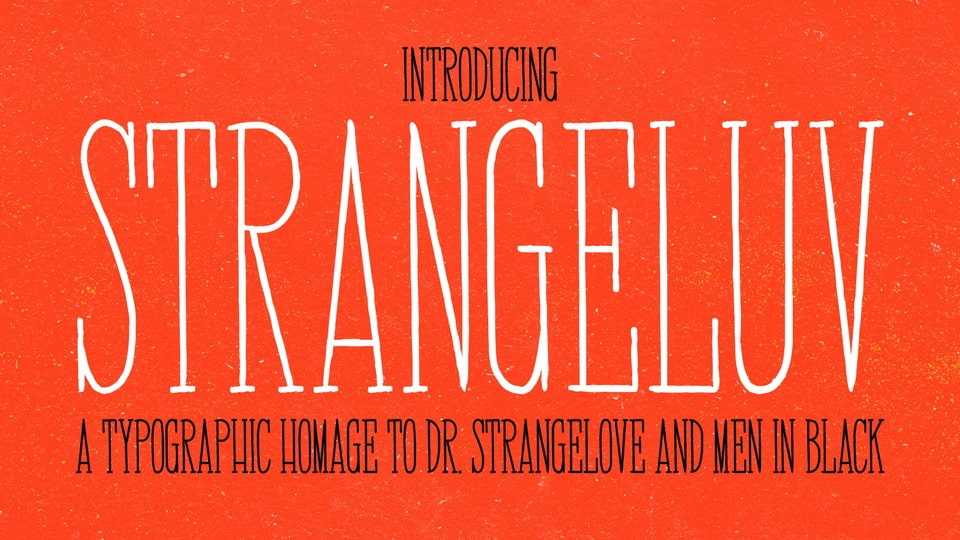 Strangeluv Font › Fontesk