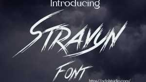 Stravyn Font › Fontesk