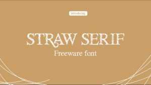 Straw Serif Font › Fontesk