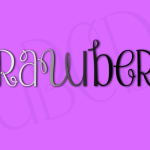 Strawberry Whipped Cream font