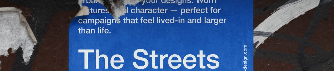 Street sticker mockup / #5