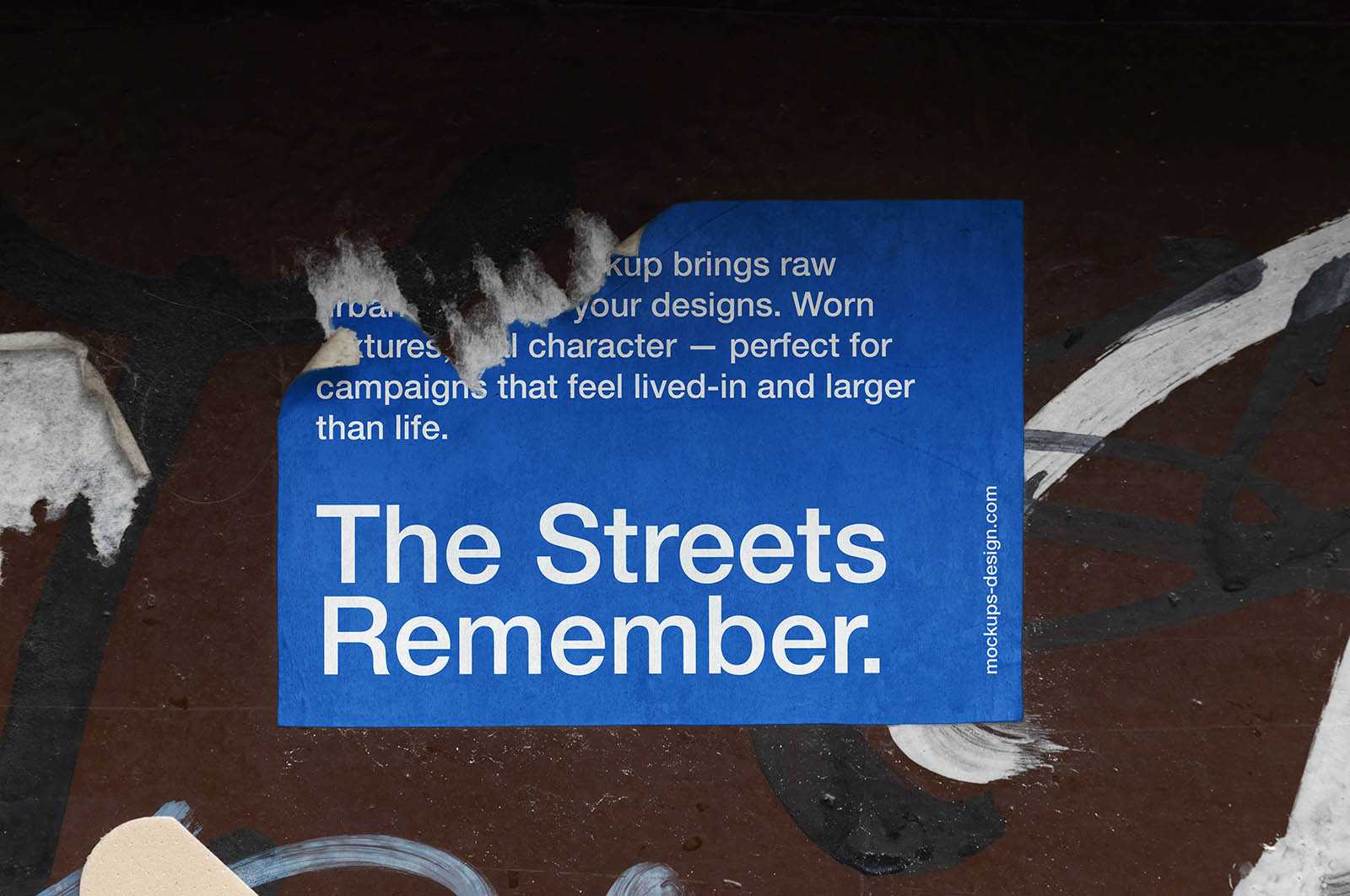Street sticker mockup / #5