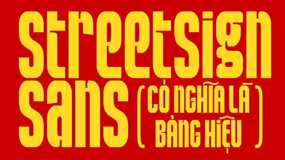 StreetSign Sans Font › Fontesk