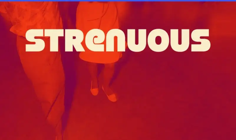 Strenuous Display Font