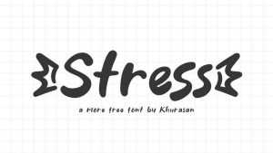 Stress Font › Fontesk