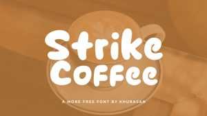 Strike Coffee Font › Fontesk