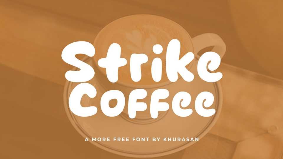 Strike Coffee Font › Fontesk