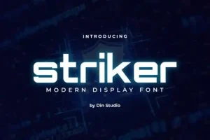 Striker Display Font