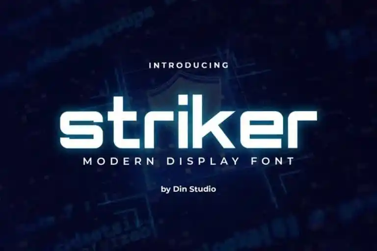 Striker Display Font