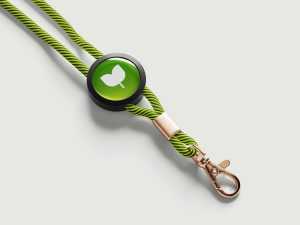 String lanyard mockup