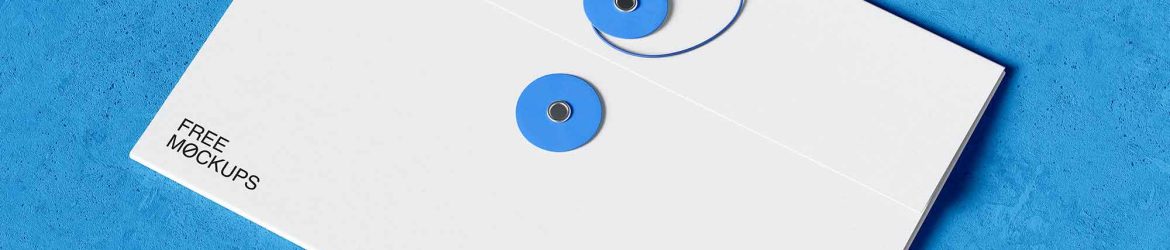 String Tie Envelope Mockup (PSD)