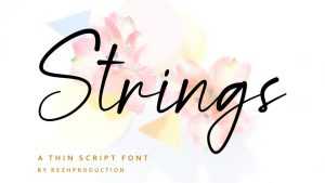 Strings Font › Fontesk
