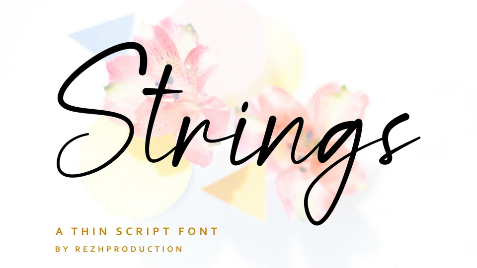 Strings Font › Fontesk