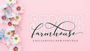 Strong Farmhouse Script › Fontesk