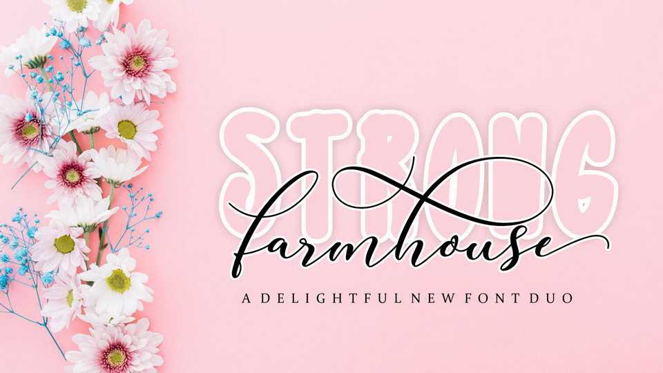 Strong Farmhouse Script › Fontesk