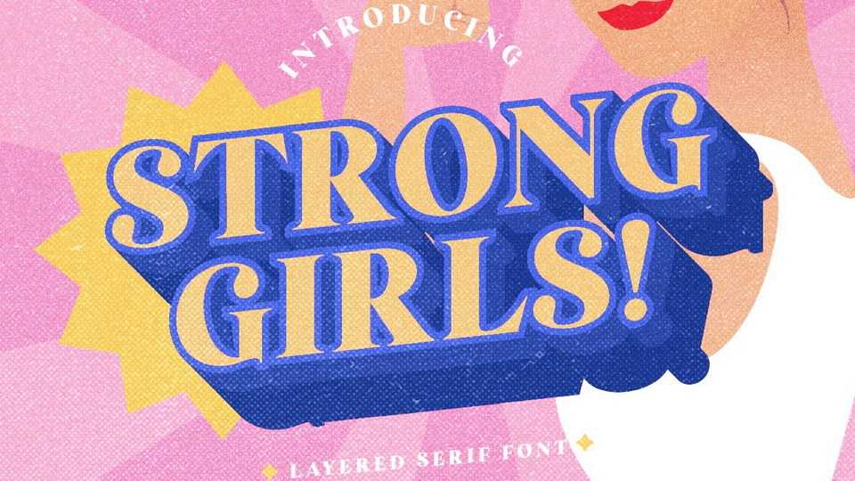 Strong Girls Font › Fontesk