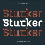 Stucker Display Font