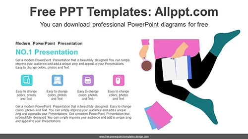 Student Reading PowerPoint Diagram