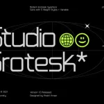Studio Grotesk Sans Serif Font