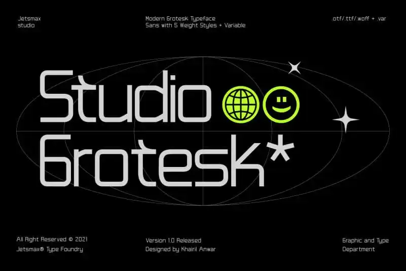 Studio Grotesk Sans Serif Font