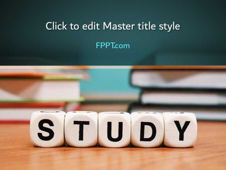 Study PowerPoint Template