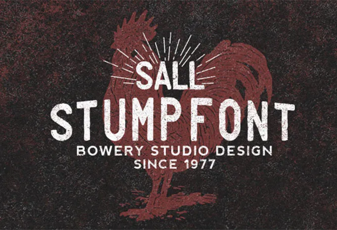Stump Typeface