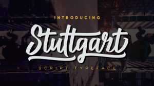 Stuttgart Script Font › Fontesk